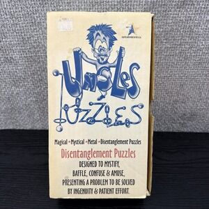 Uncle's Puzzles Disentanglement Puzzle Triad Difficulty Severe Box & Directions